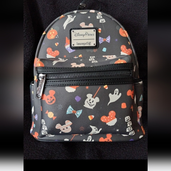 Disney Park Halloween Treats Loungefly Mini Backpack - Picture 1 of 4